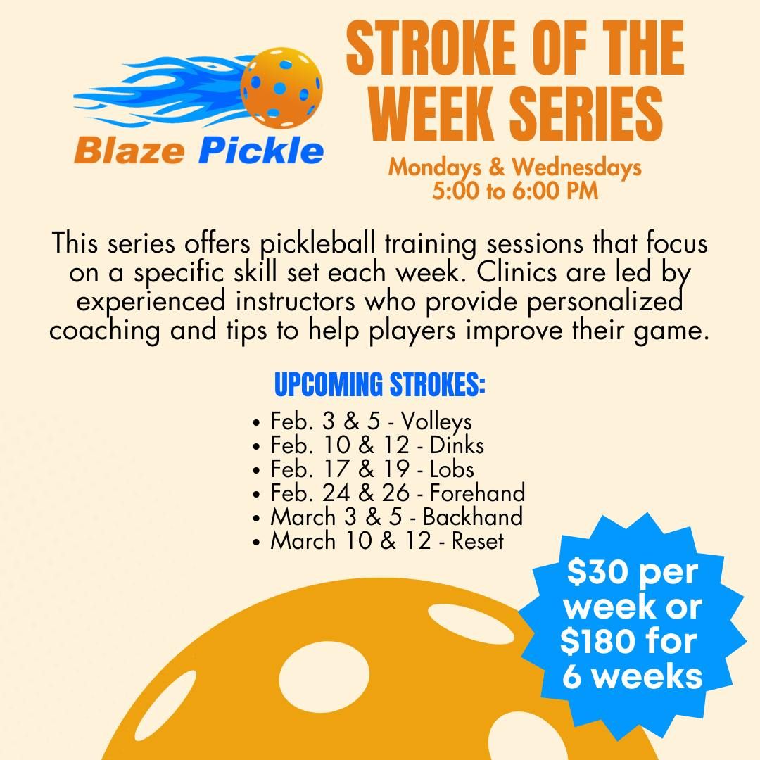 Stroke of the Week Series (Feb\/March)