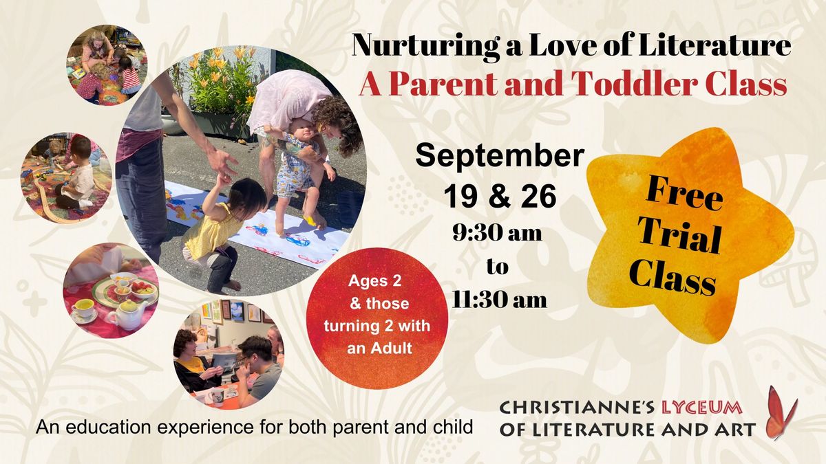 September Free Trial Classes for Parent and Toddler Program