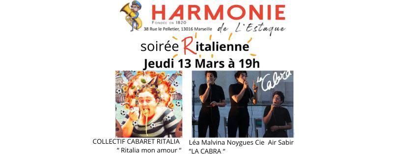  Harmonie (13016) LA CABRA + RITALIA MON AMOUR 