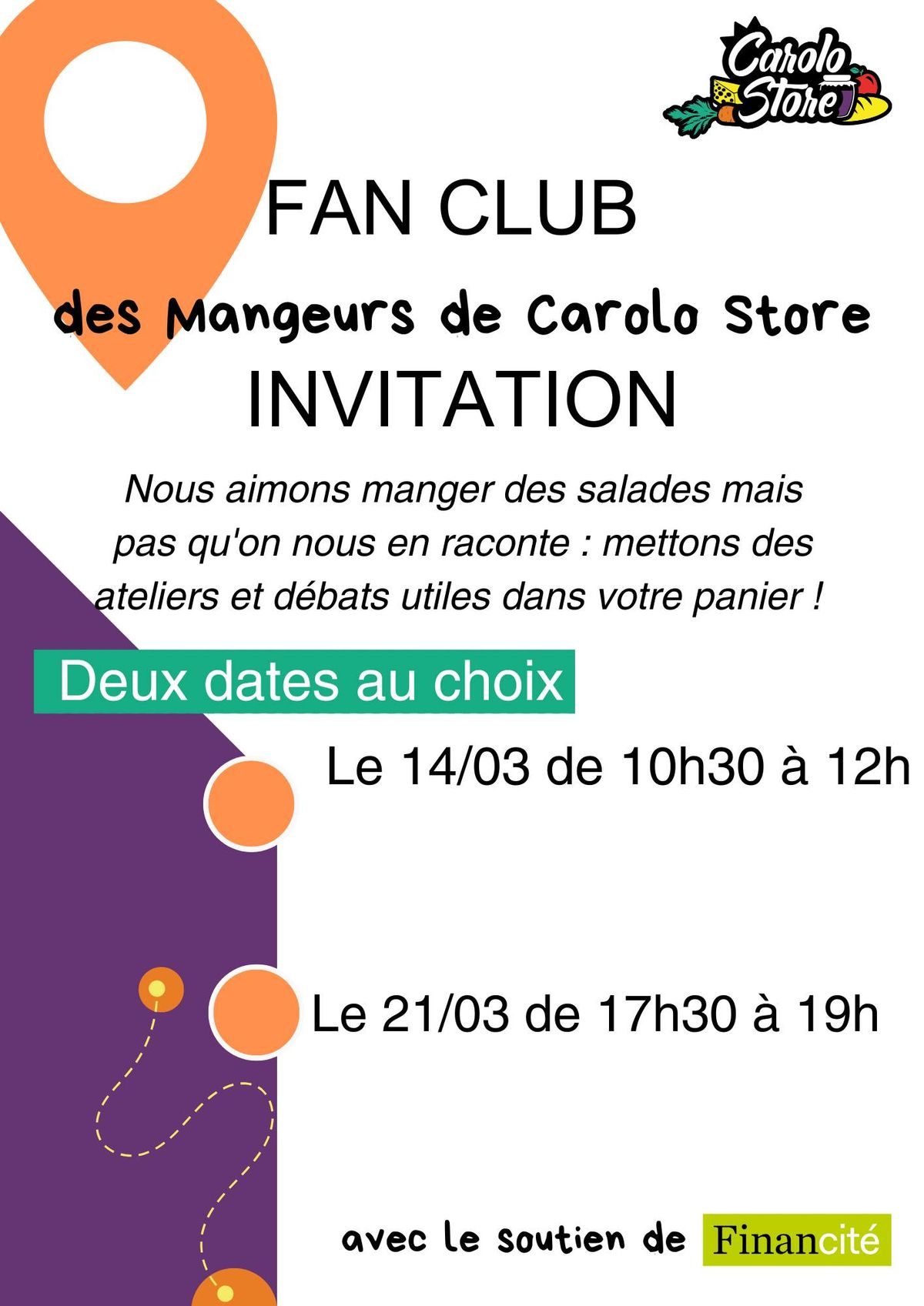 FAN CLUB des mangeurs de Carolo Store