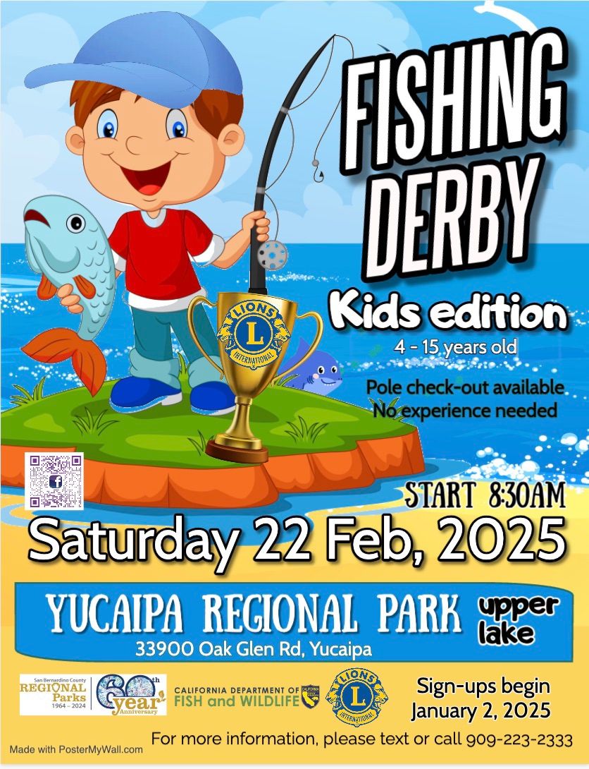 Kids Fishing Derby: pre-registration full