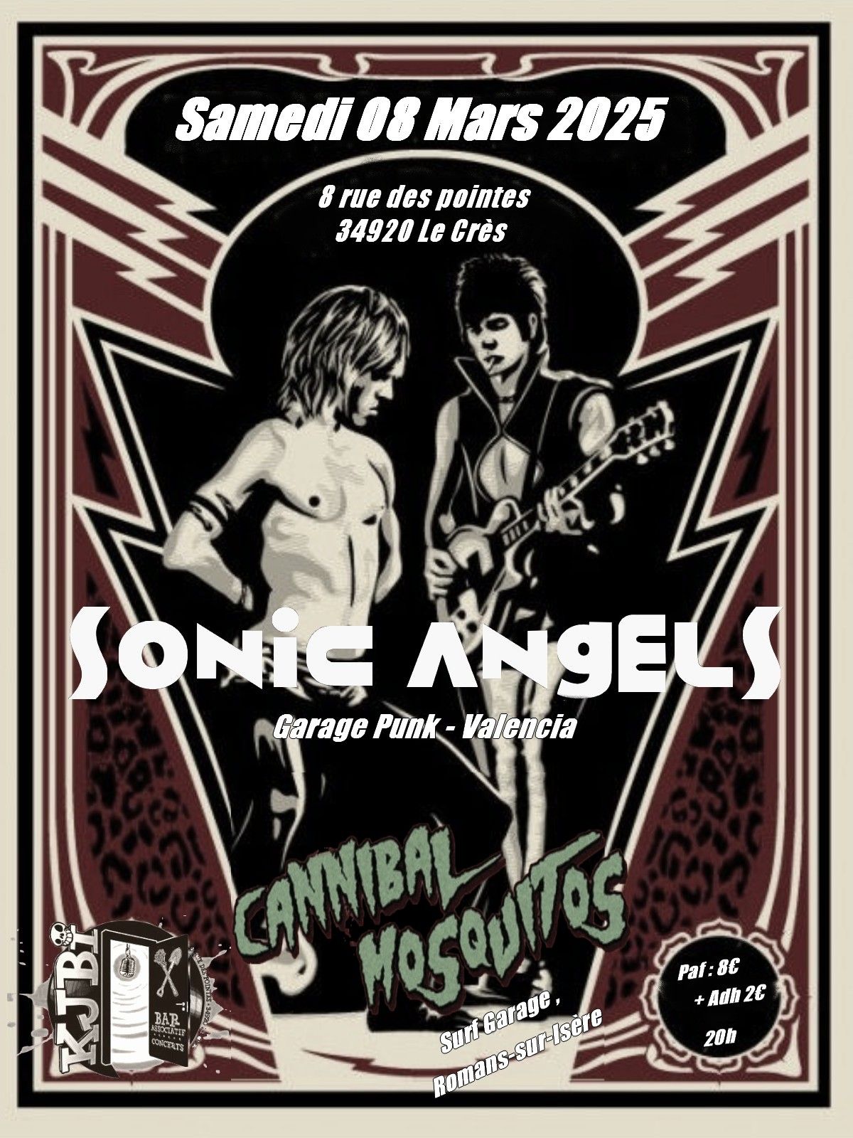 SONIC ANGELS, 20 ans d\u00e9j\u00e0 ! + CANNIBAL MOSQUITOS