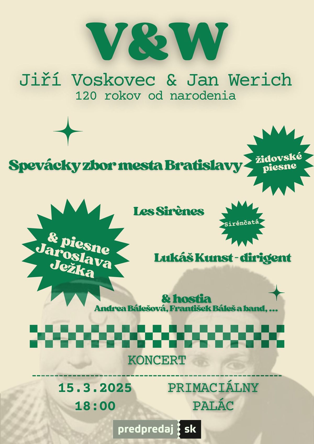 Voskovec & Werich, Jaroslav Je\u017eek a \u017eidovsk\u00e9 piesne - VYPRED\u00c1NO