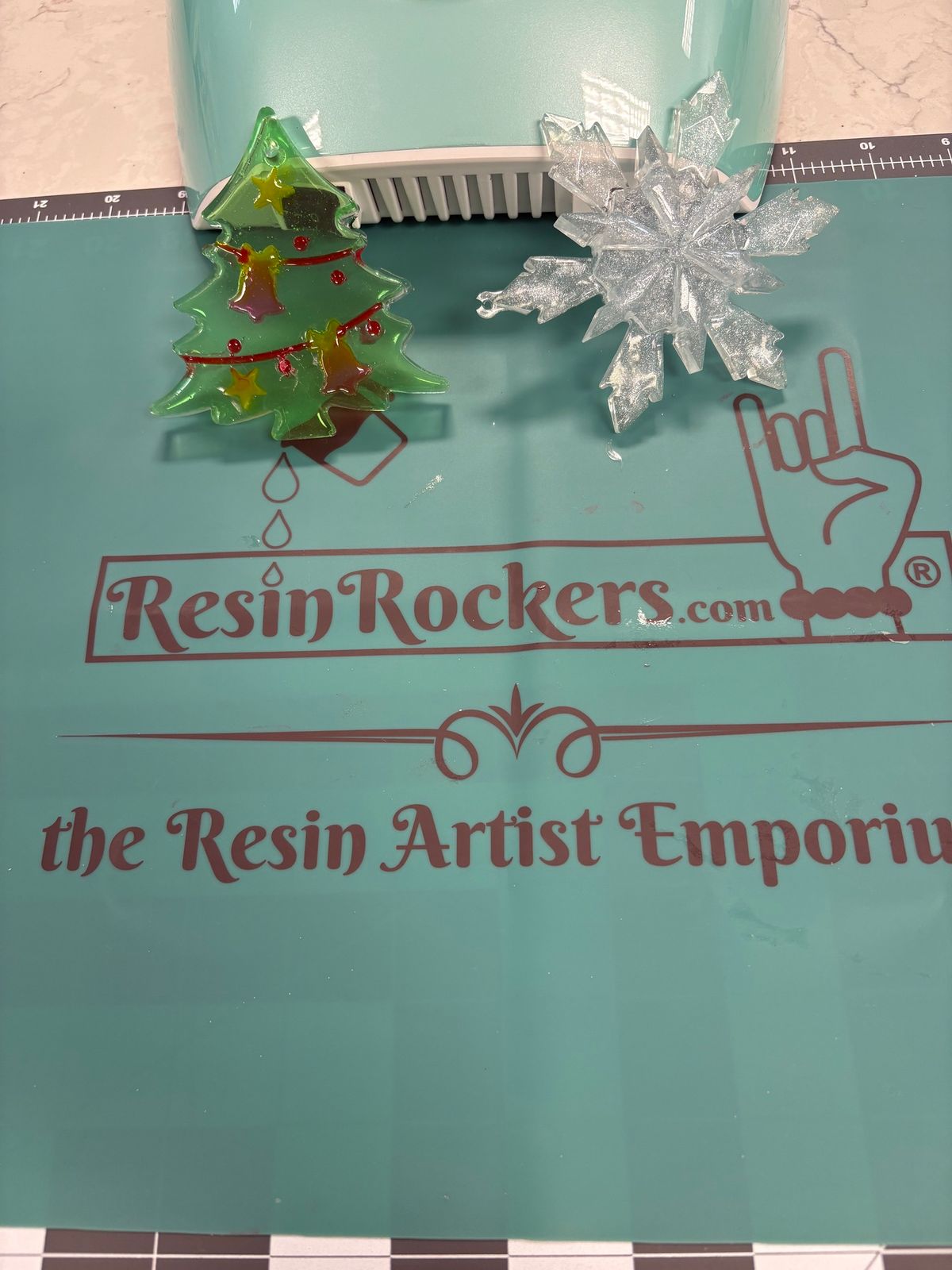 Make Three Resin Christmas Ornament