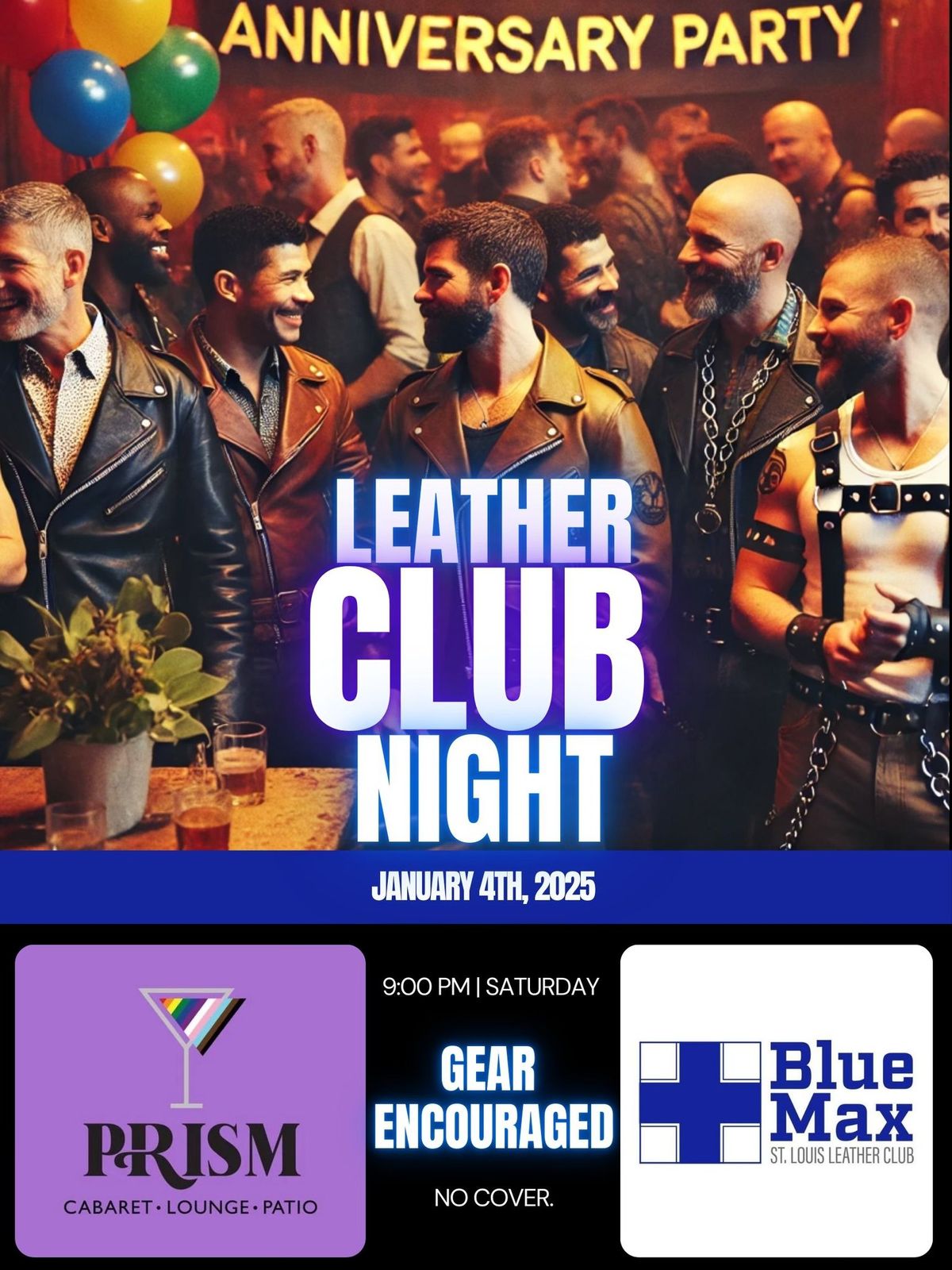 Leather Club Night - All Welcome (21+)!