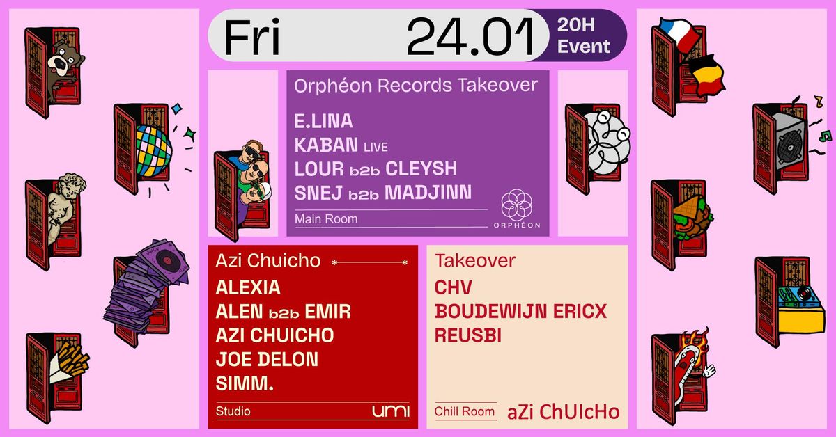 UMI x Azi Chuicho x Orph\u00e9on - 20h Event