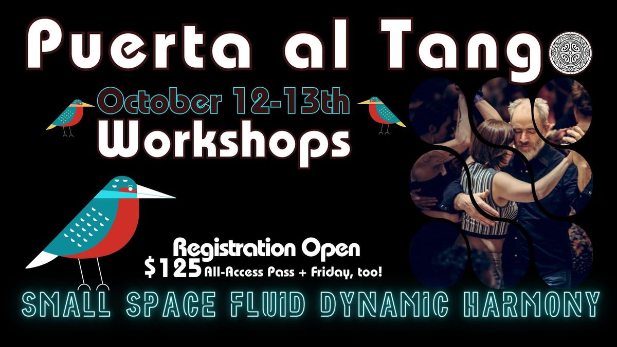 Small space dancing in  fluid-dynamic harmony | weekend immersive workshops with Puerta al Tango