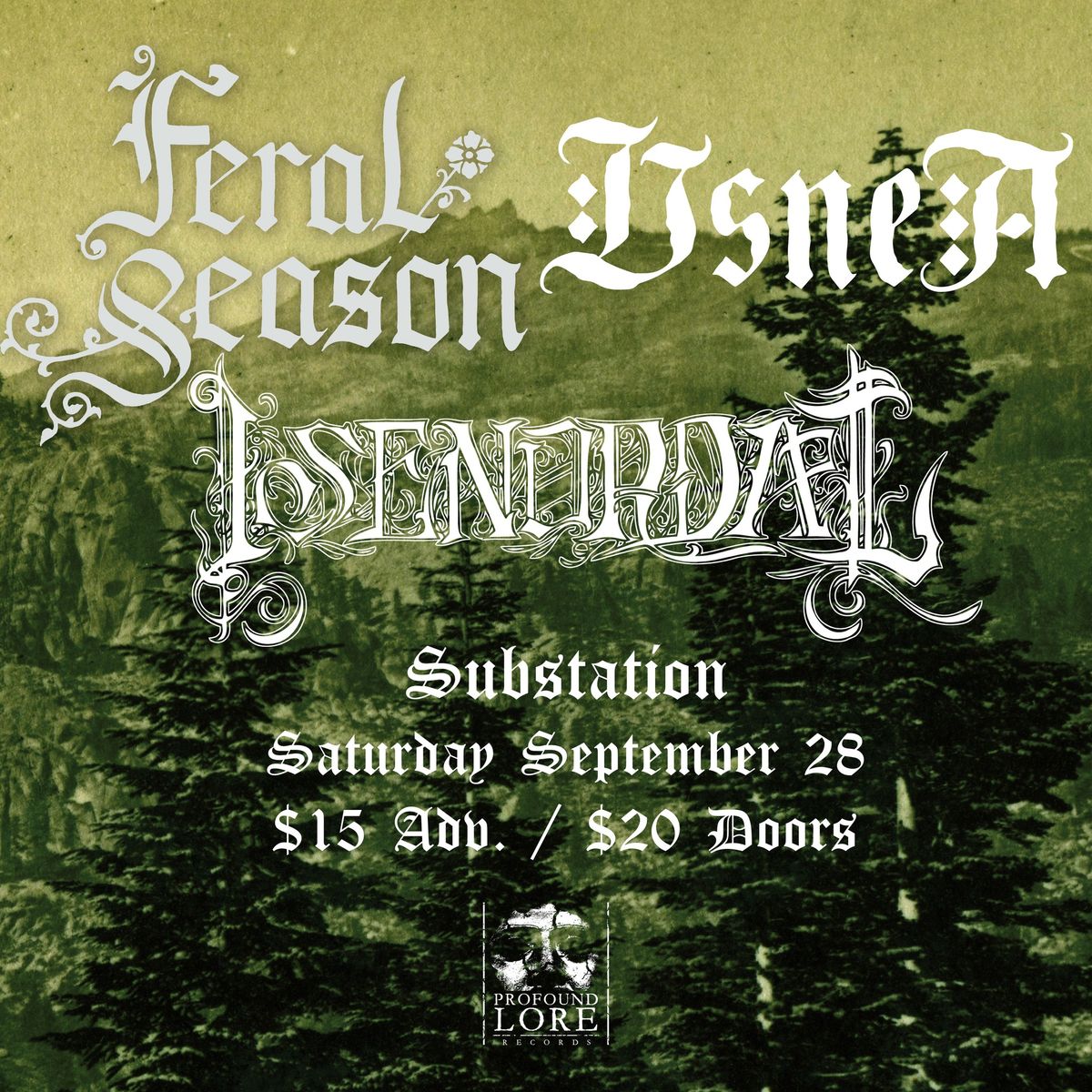 Feral Season, Usnea, Isenordal