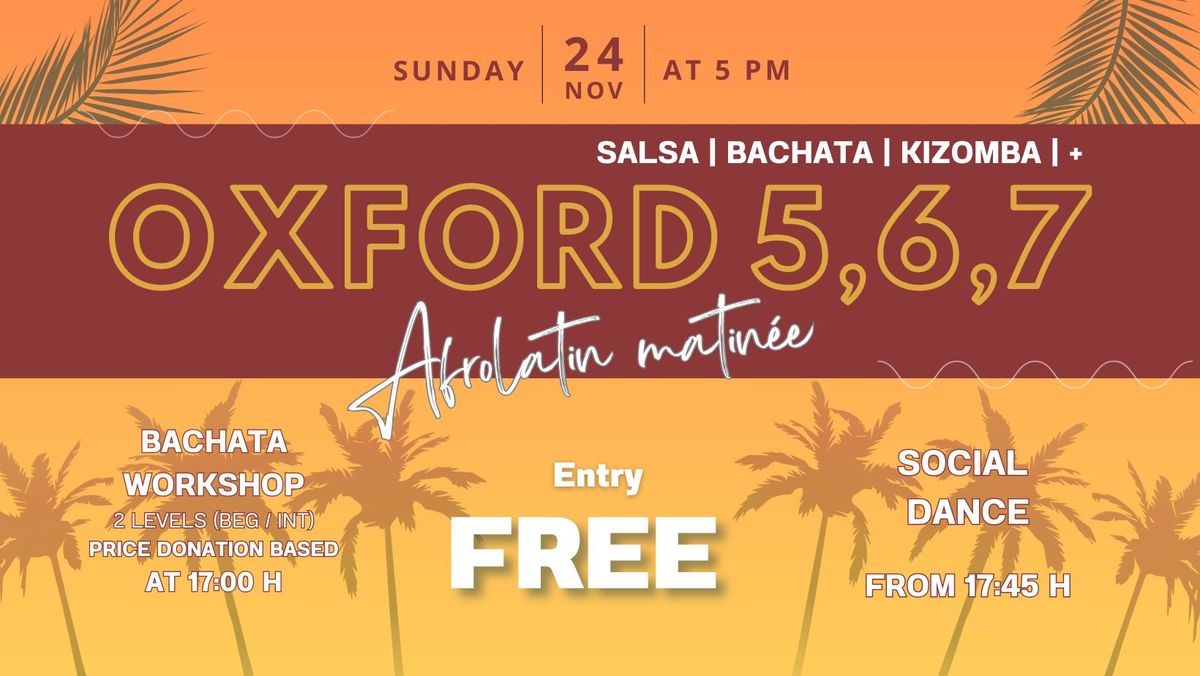 OXFORD 5,6,7 - SBK matin\u00e9e social (Sunday edition)