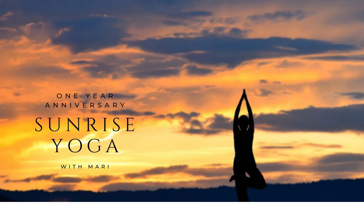 One Year Anniversary Celebration: Free Sunrise Yoga