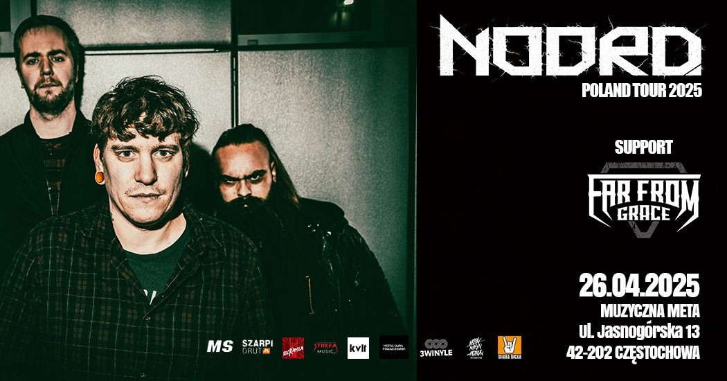 NOORD (metal \/ Belgia) + FAR FROM GRACE (PL) I 26.04.2025 Cz\u0119stochowa