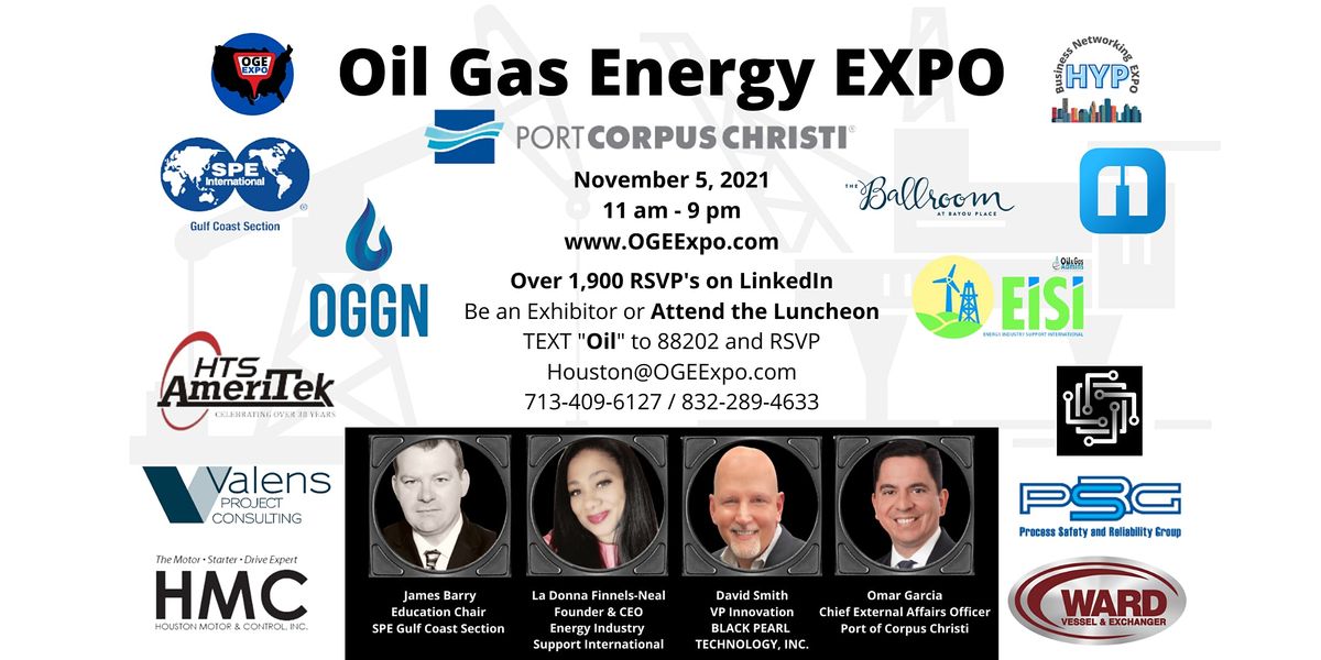 Oil Gas Energy Expo, The Ballroom at Bayou Place, Houston, 5 November 2021