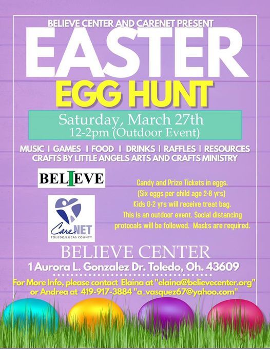 Annual Egg Hunt, 1 Aurora L Gonzalez Dr, Toledo, OH 436092741, United