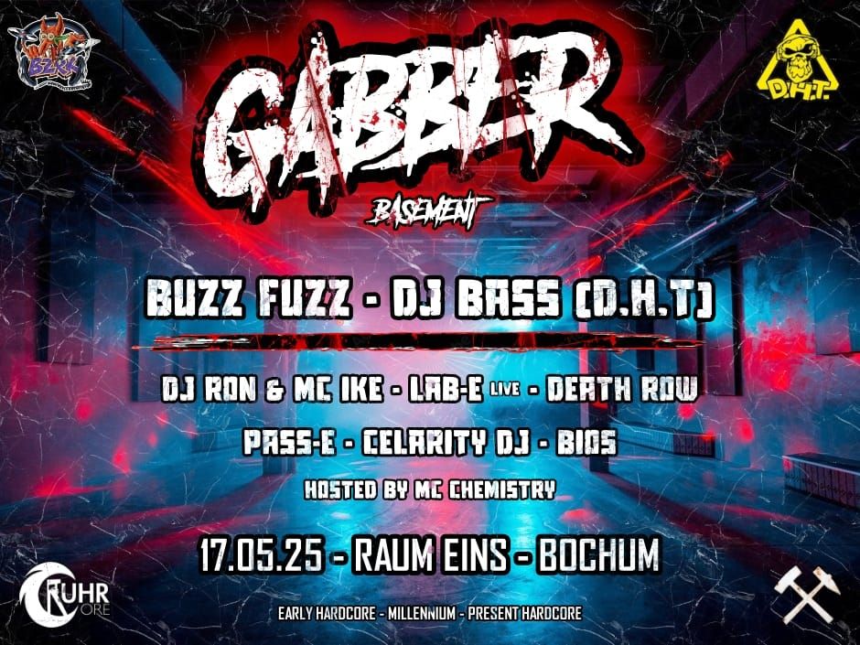 GABBER BASEMENT - w. BUZZ FUZZ- DJ BASS (D.H.T) 