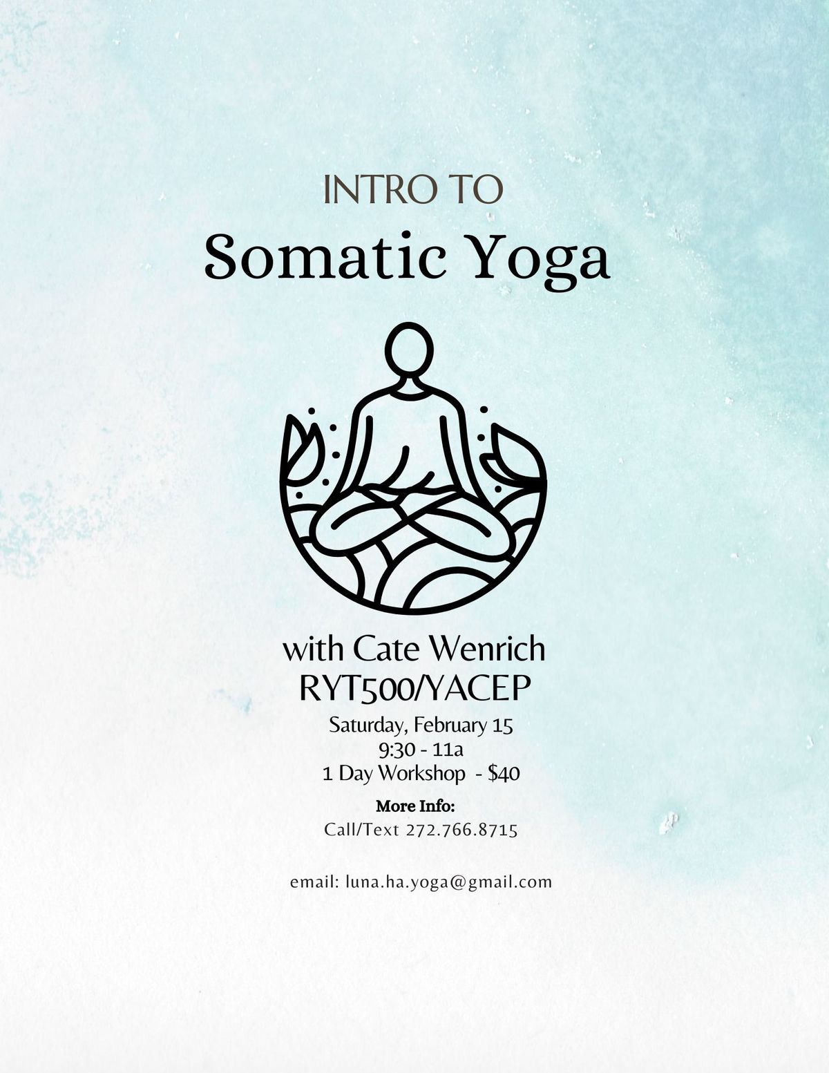 Intro to Somatic Yoga Workshop 