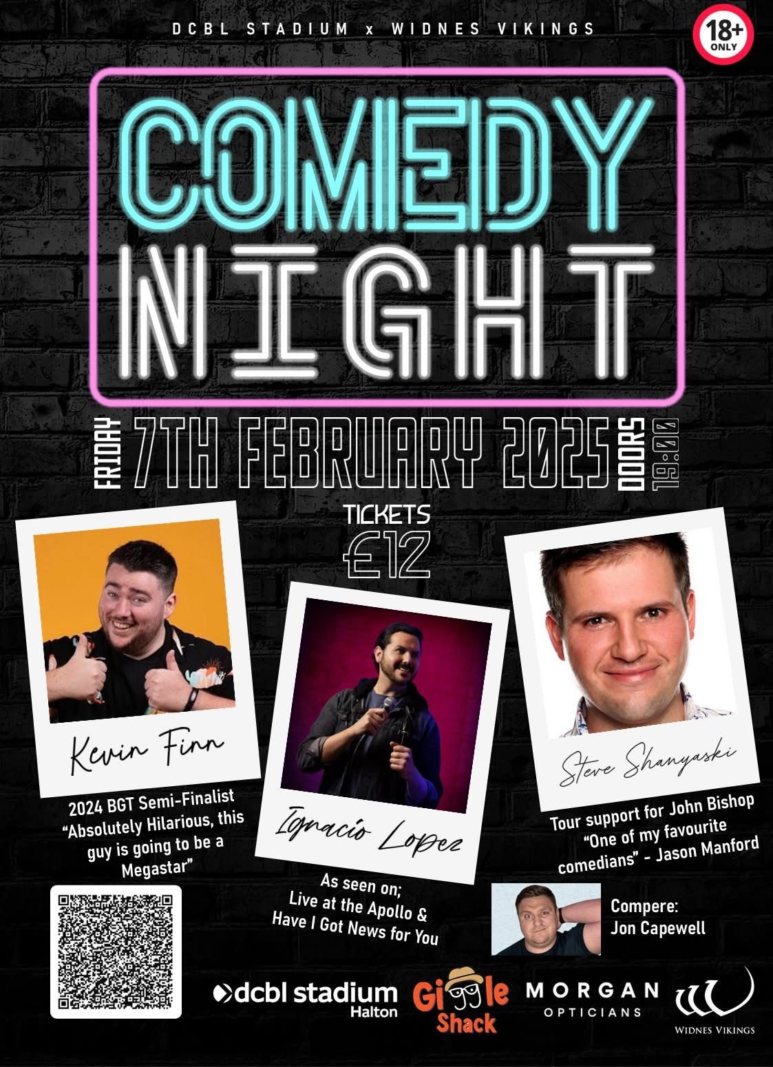 Halton Stadium Comedy Night 