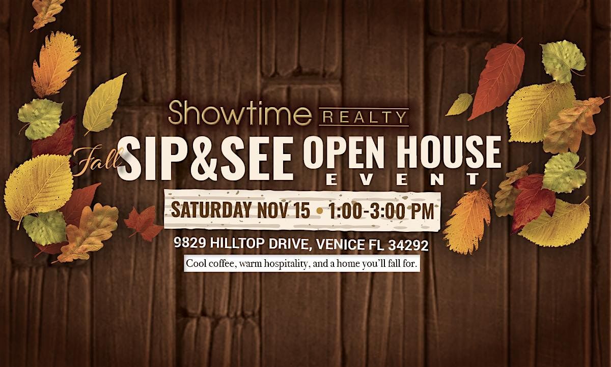 Fall Sip & See Open House