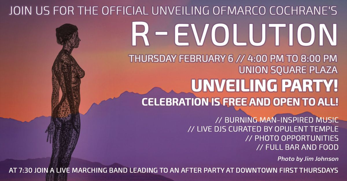 Unveiling of Marco Cochrane\u2019s \u2018R-EVOLUTION\u2019 in Union Square