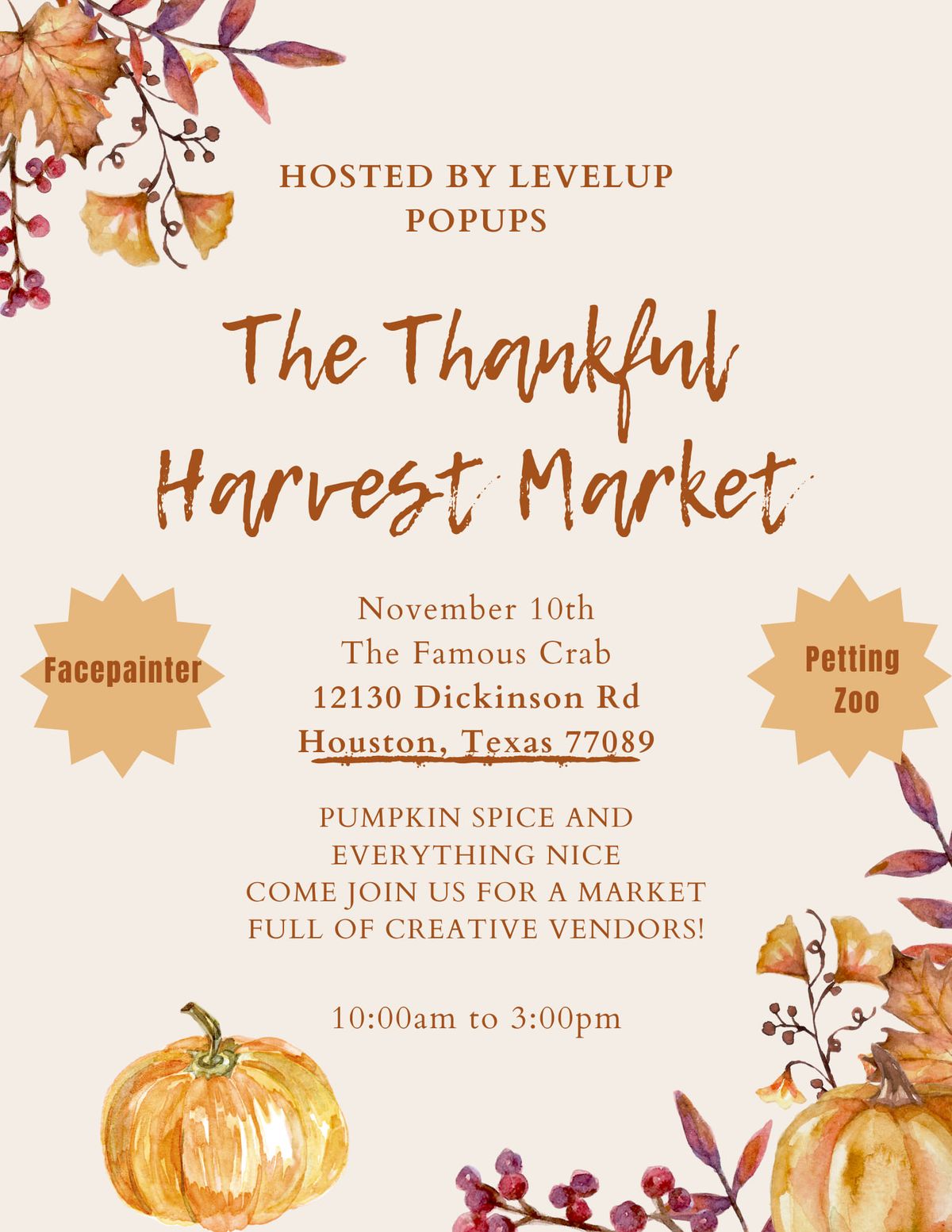 The Thankful Harvest Market