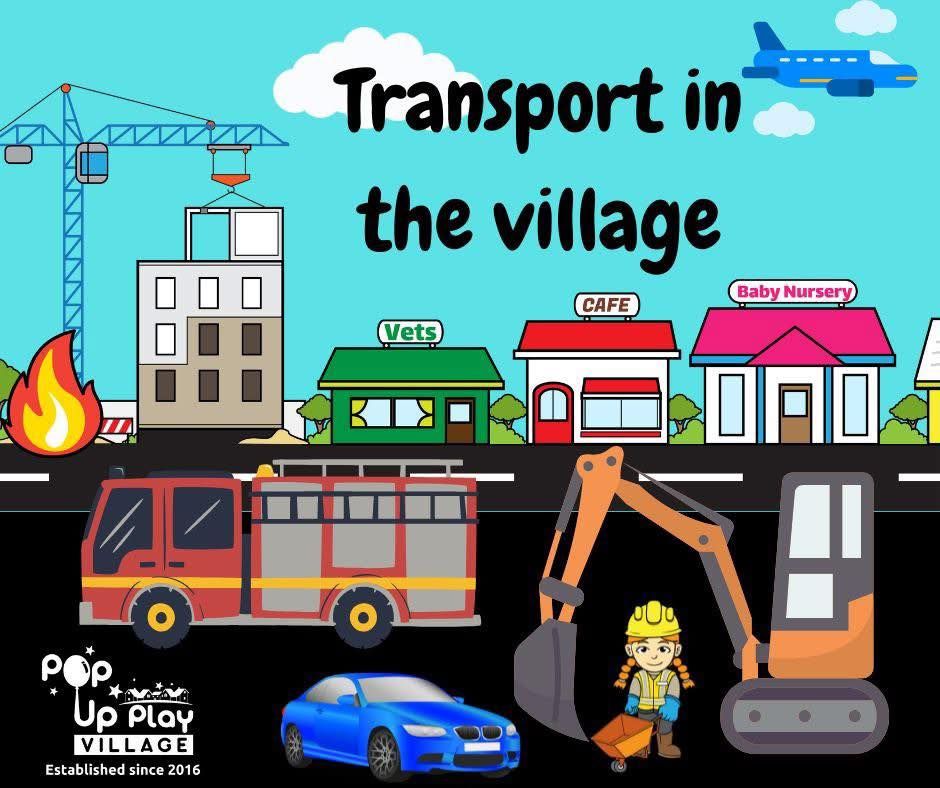 Pop Up Play Village in Lostwithiel - Transport \ud83d\ude97\ud83d\ude91\ud83d\ude93\ud83d\ude92\ud83d\ude80 themed session \ud83e\udd29