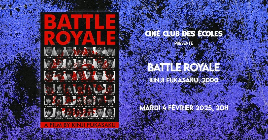 BATTLE ROYALE de Kinji Fukasaku \/ Cin\u00e9-Club des Ecoles