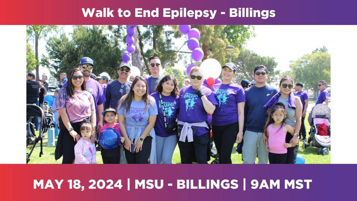Walk to END EPILEPSY - Billings
