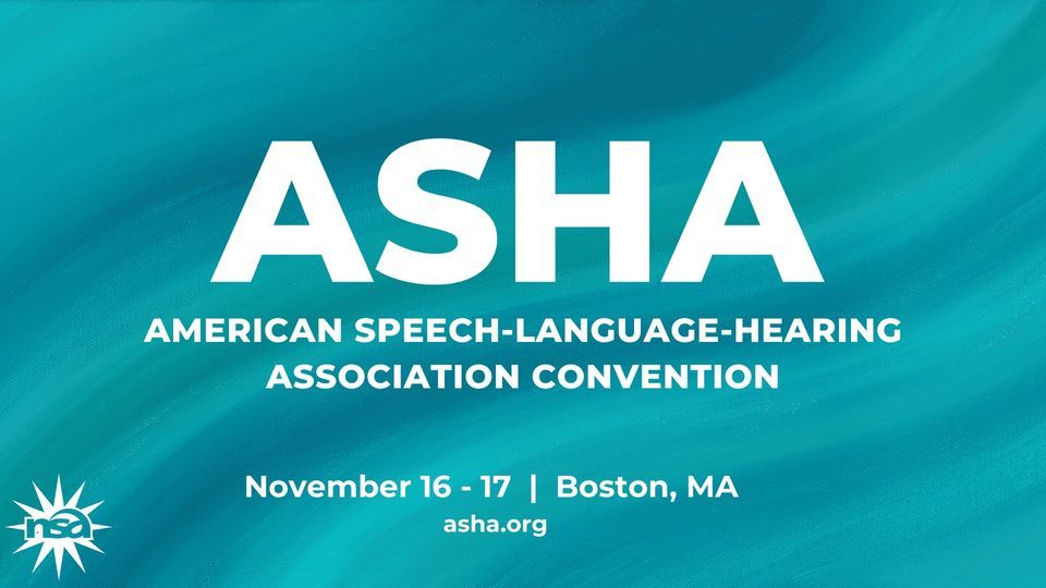 ASHA Convention Boston, Boston Convention and Exhibition Center, 16