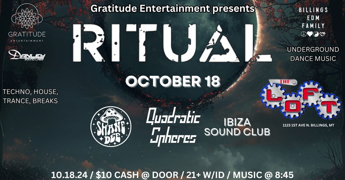 RITUAL 012 feat. Quadratic Spheres