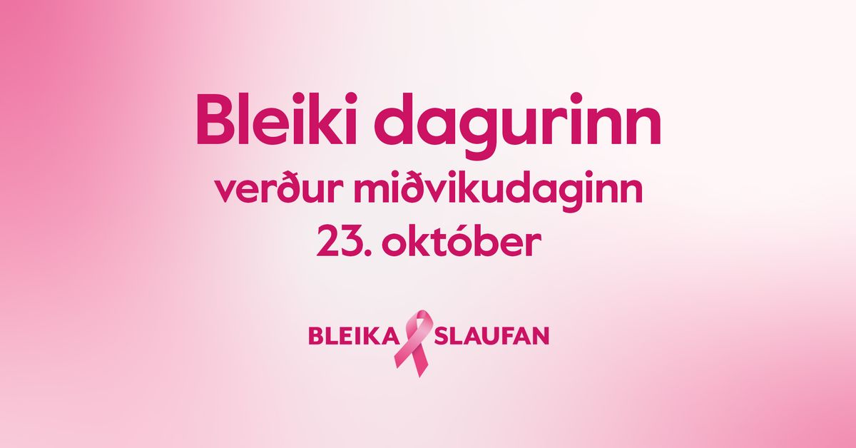 Bleiki dagurinn 23. okt\u00f3ber 2024