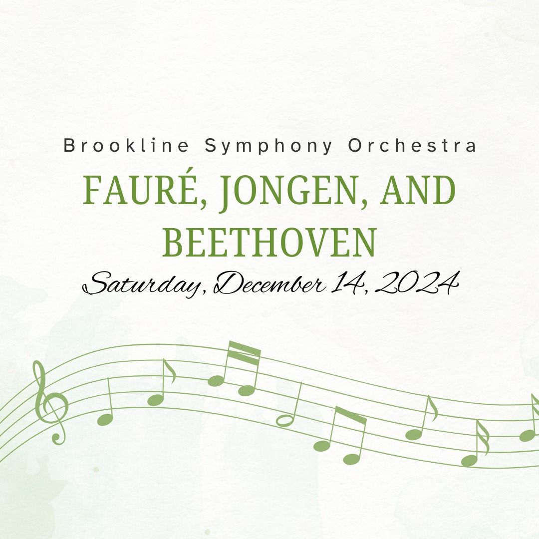 Brookline Symphony Orchestra | December 2024 Concert