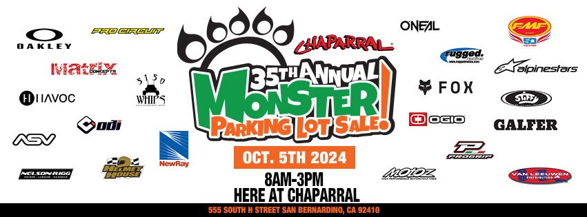 2024 Chaparral Motorsports Monster Parking Lot Sale