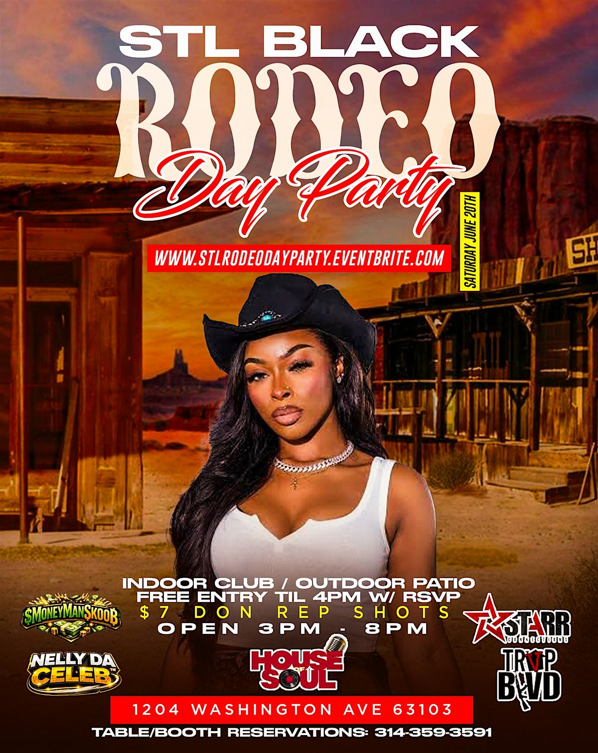 STL BLACK RODEO \u201cDAY PARTY\u201d @ HOUSE OF SOUL
