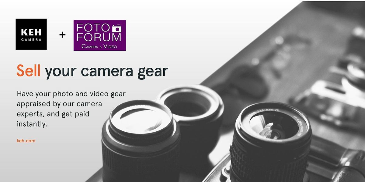 Sell your camera gear (free event) at Foto Forum