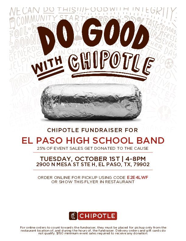 Chipotle Fundraiser