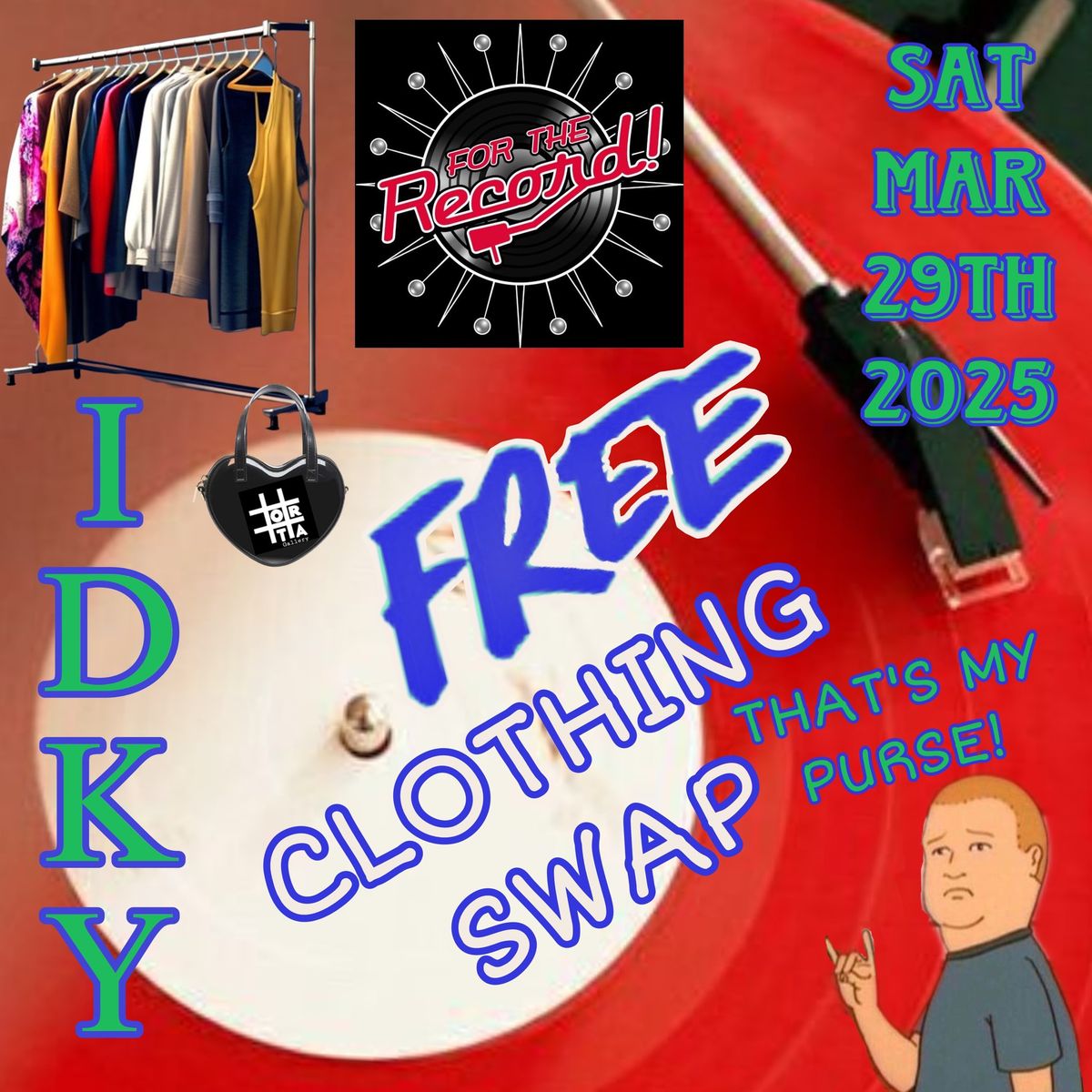 IDKY FREE CLOTHING SWAP (Spring 2025) 