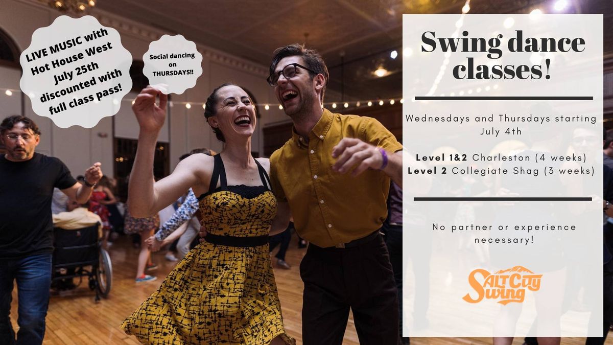 Salt City Swing: July Dance Classes!