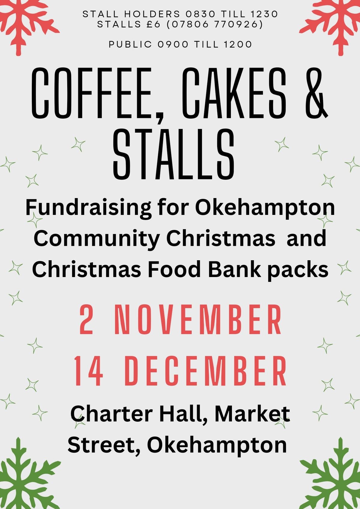 Christmas Coffee Morning & Stalls