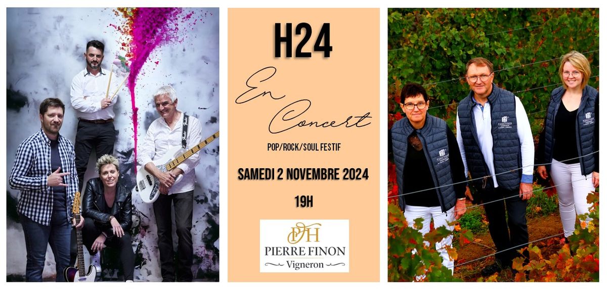 Portes ouvertes et concert de H24 Domaine Pierre Finon