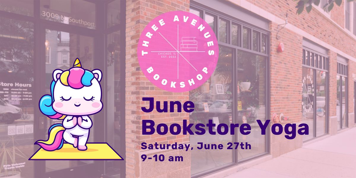 BYOMat Bookstore Yoga for June