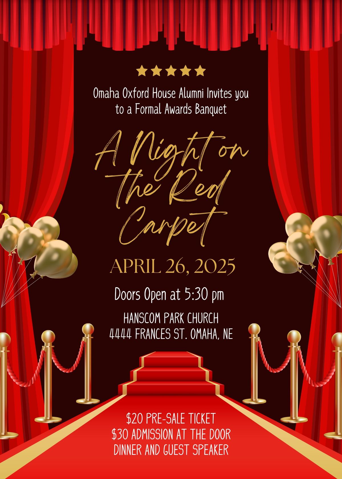 A Night on the Red Carpet - Awards Banquet 