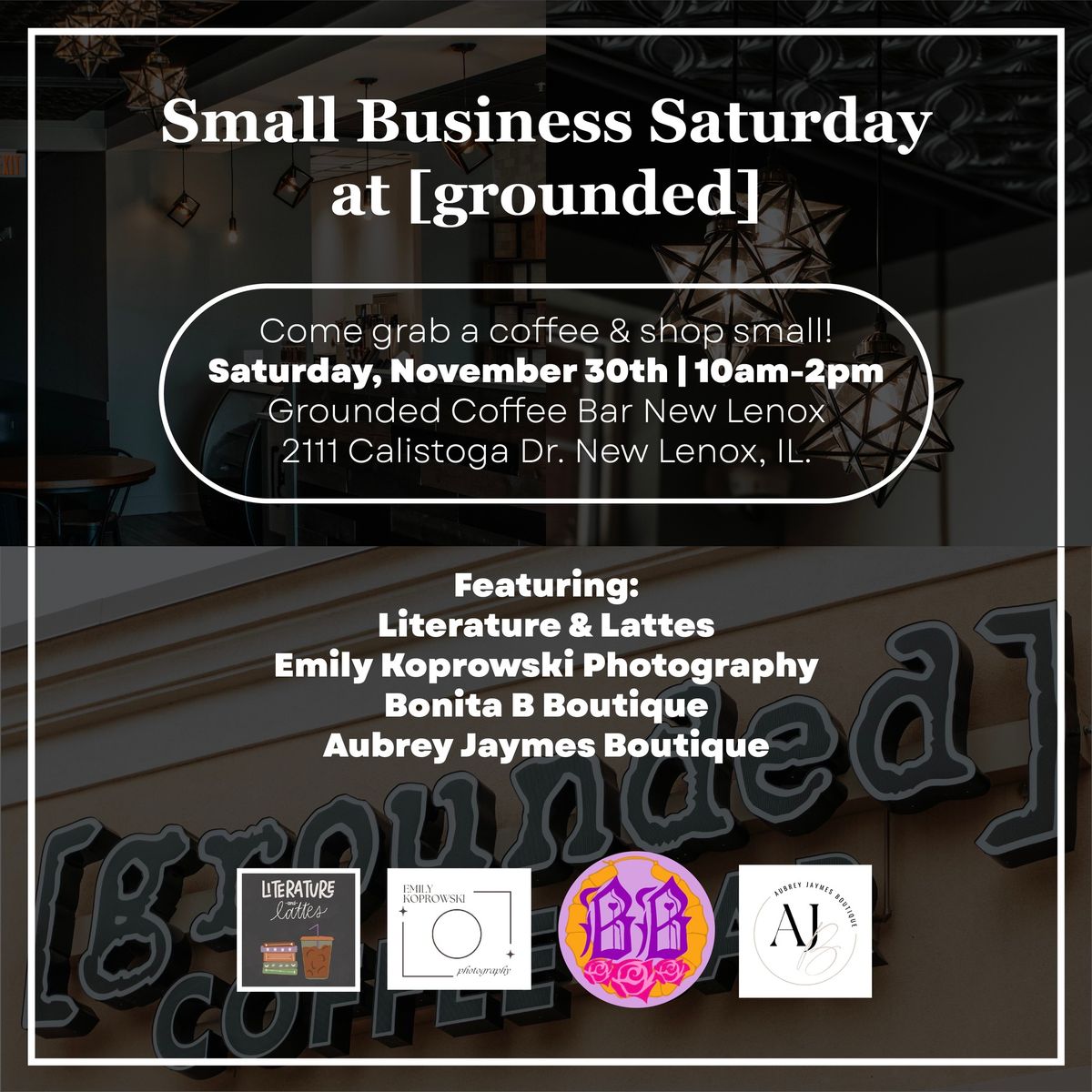 Small Business Saturday at [grounded]