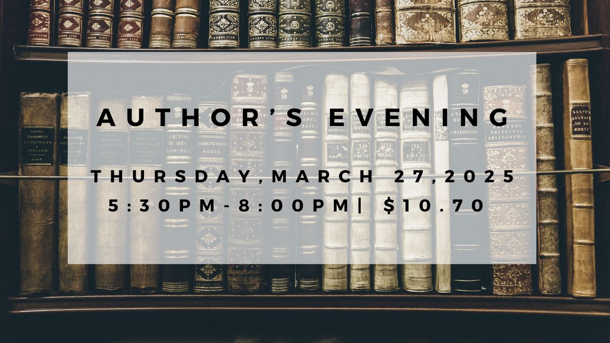 Author's Evening with Mr. Tom Junod