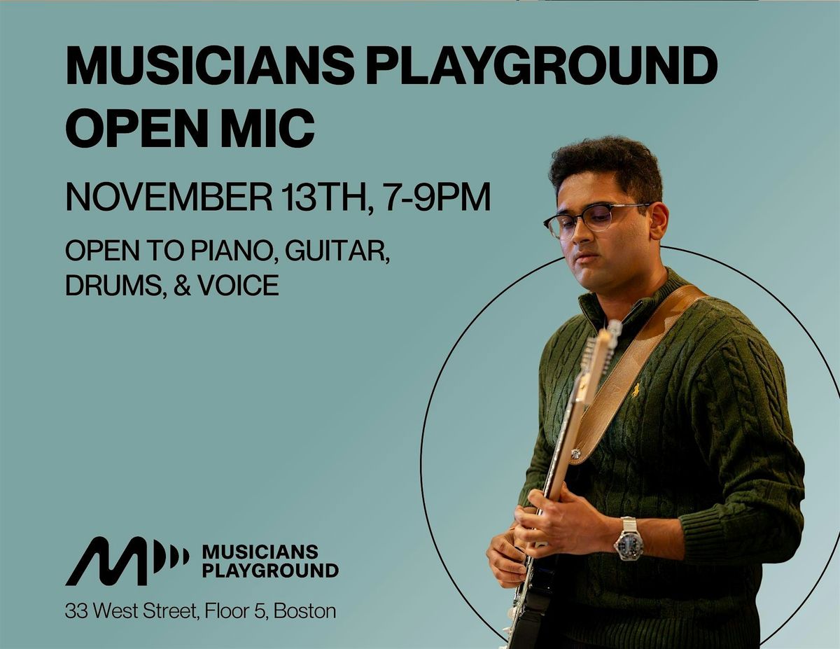 Musicians Playground November Open Mic Performance