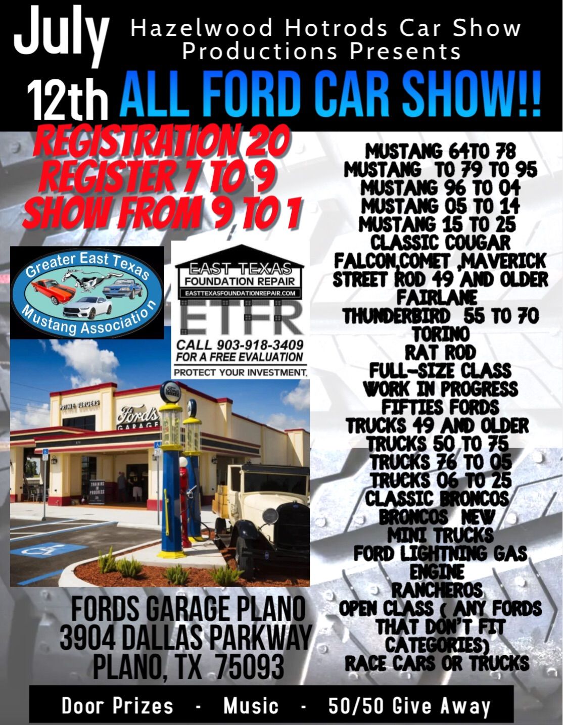 July 12 Th !! All Ford Car and Truck Show!!  