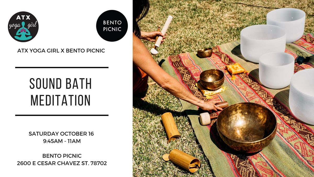 Sound Bath at Bento Picnic