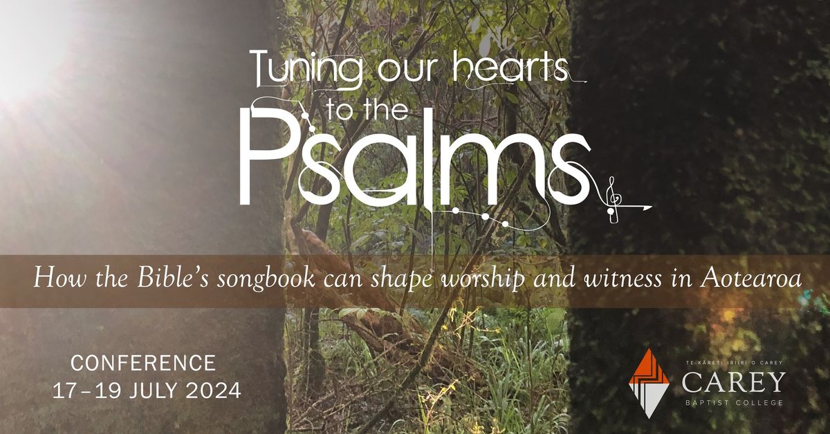 Tuning Our Hearts to the Psalms