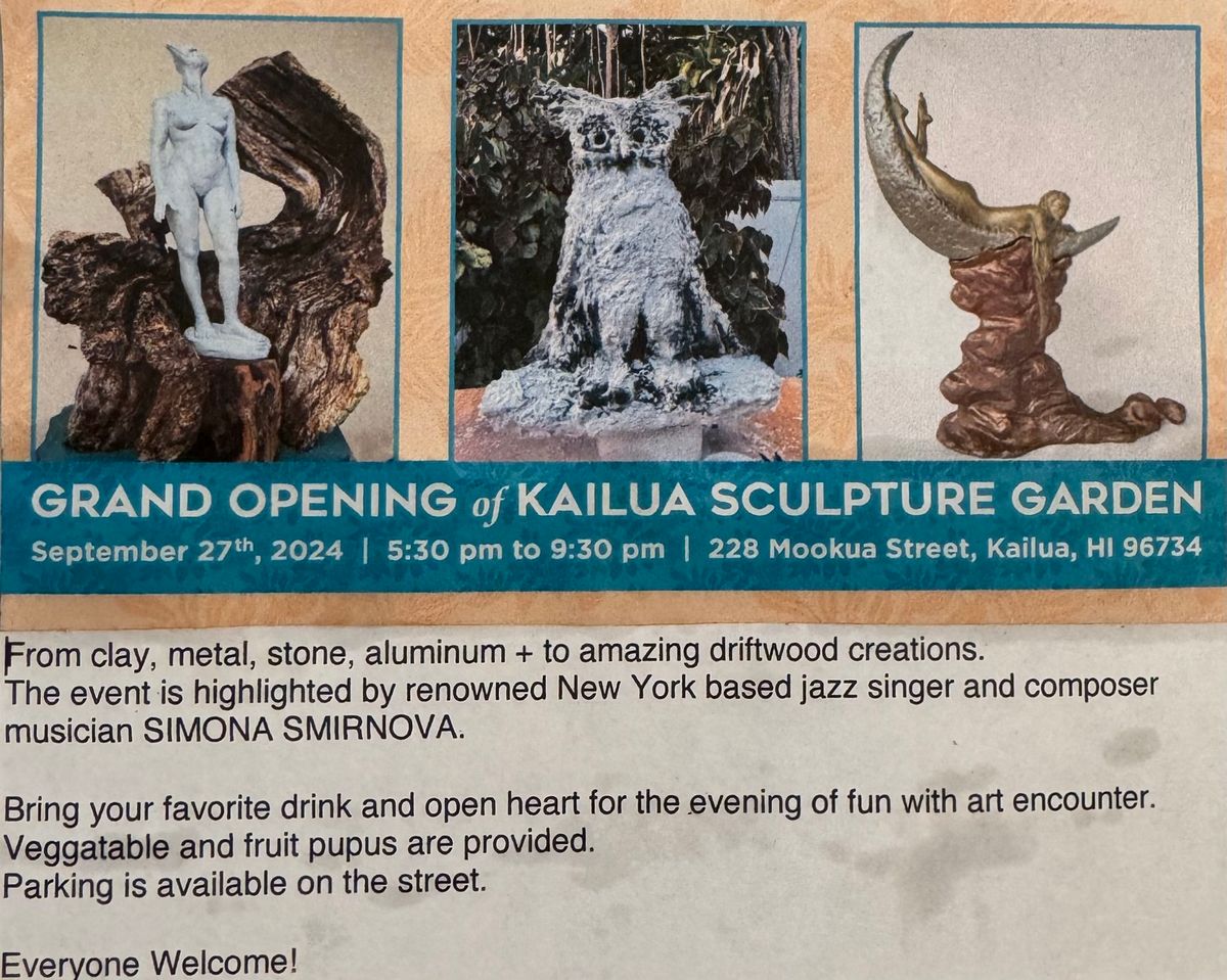 Grand Opening of Sculpture Garden