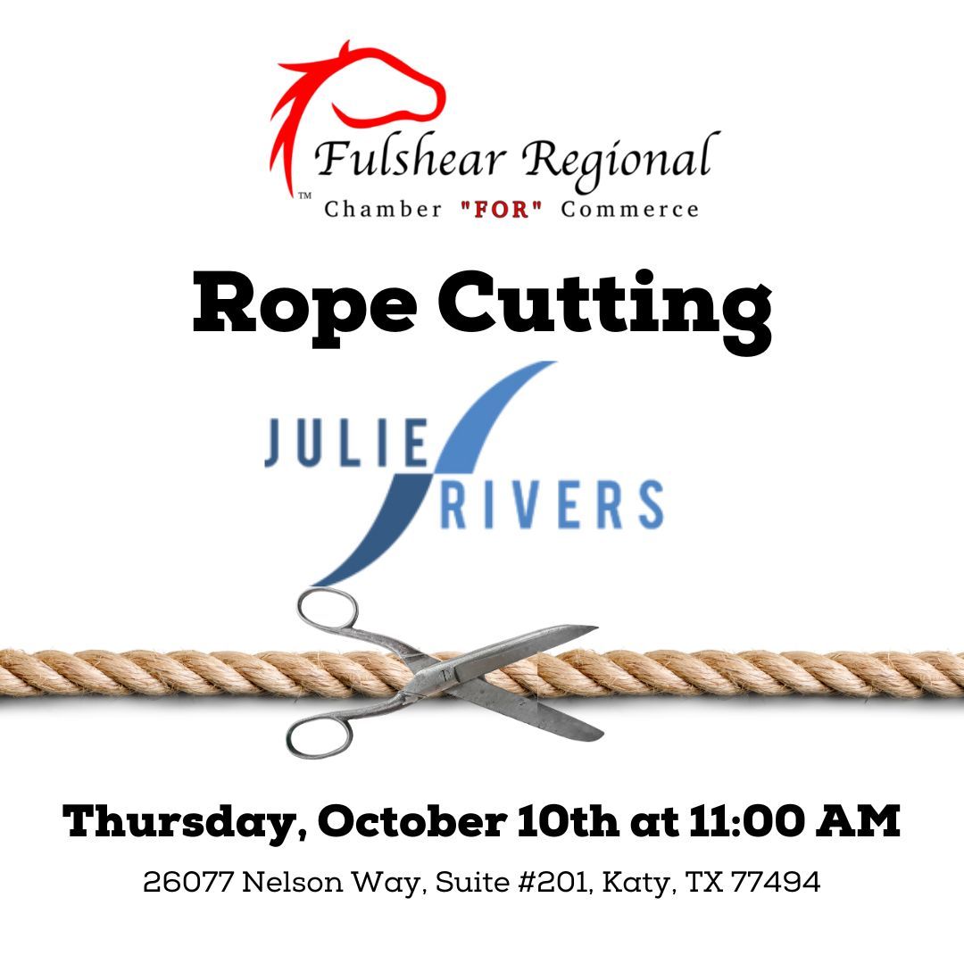 Rope Cutting Ceremony for Julie Rivers Construction