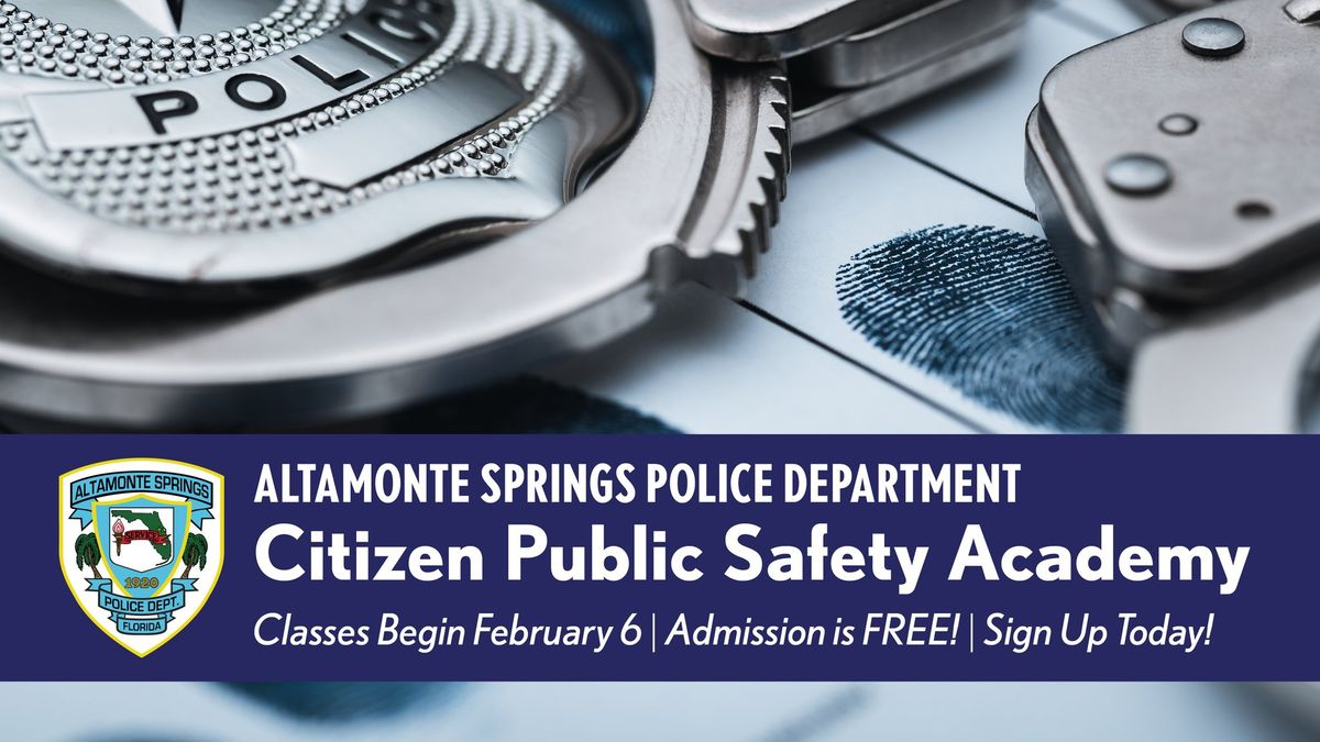 ASPD Citizen Public Safety Academy