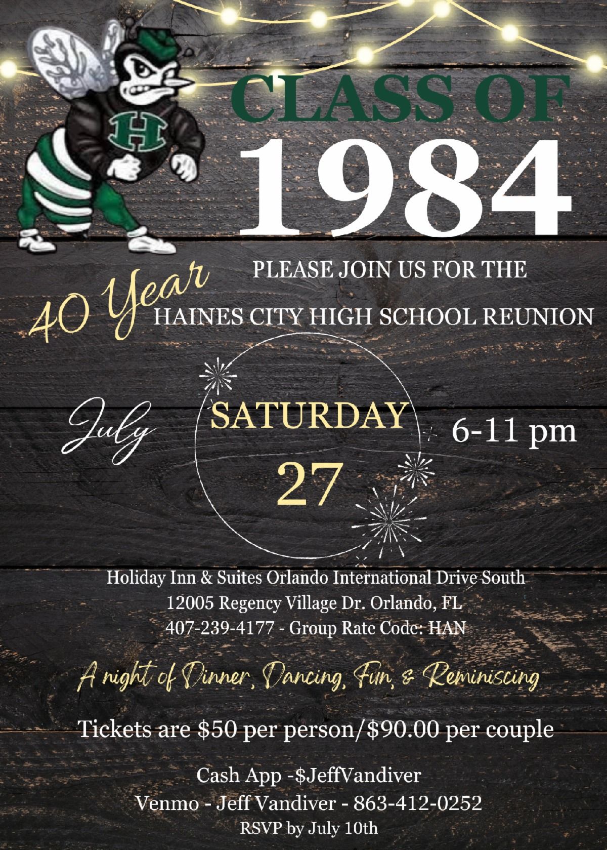 Haines City High School Class of 84 40th Reunion